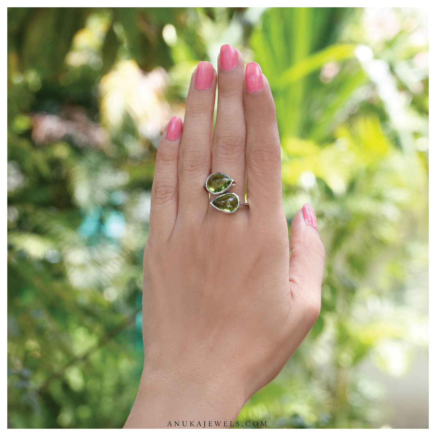 Peridot Gemstone Ring 