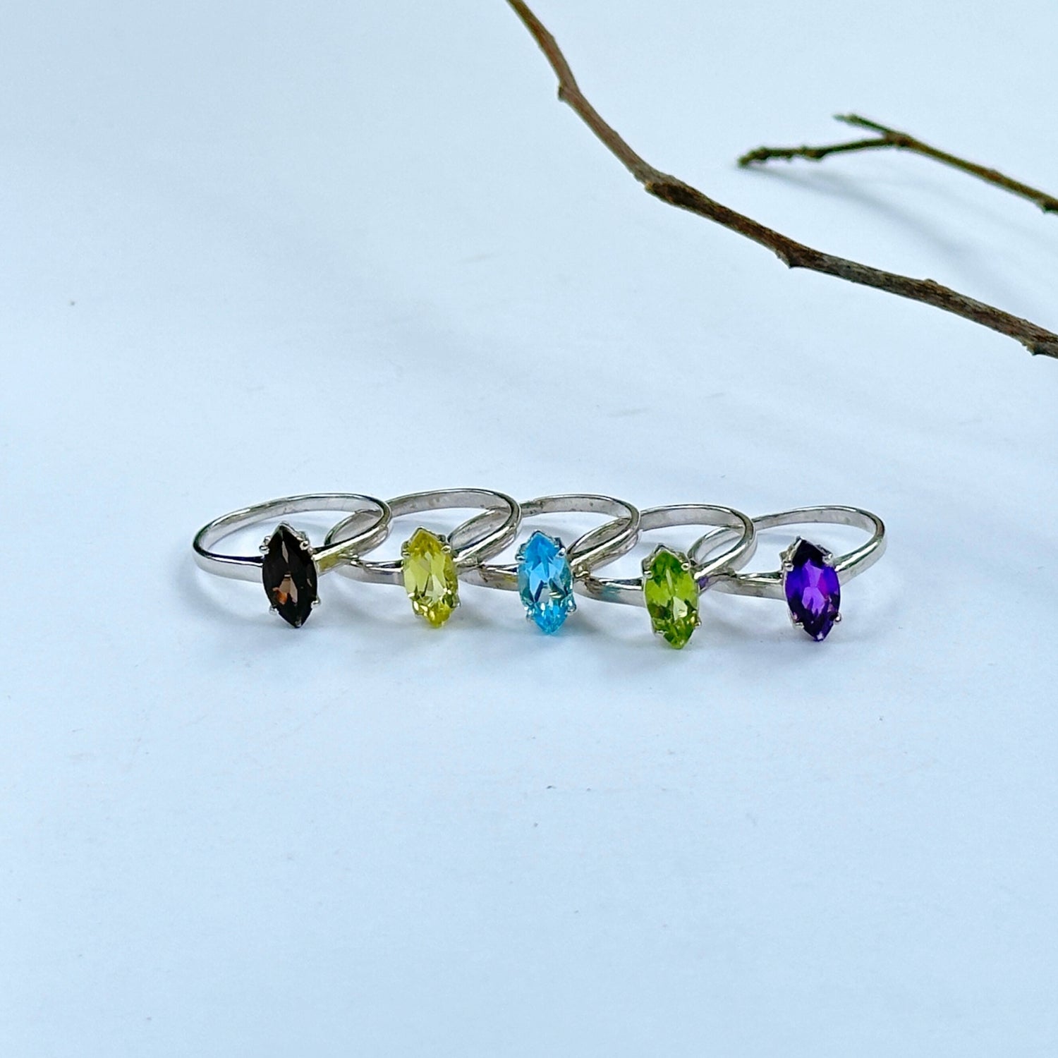 Everyday wear pieces Gemstones Silver 925 Rings
