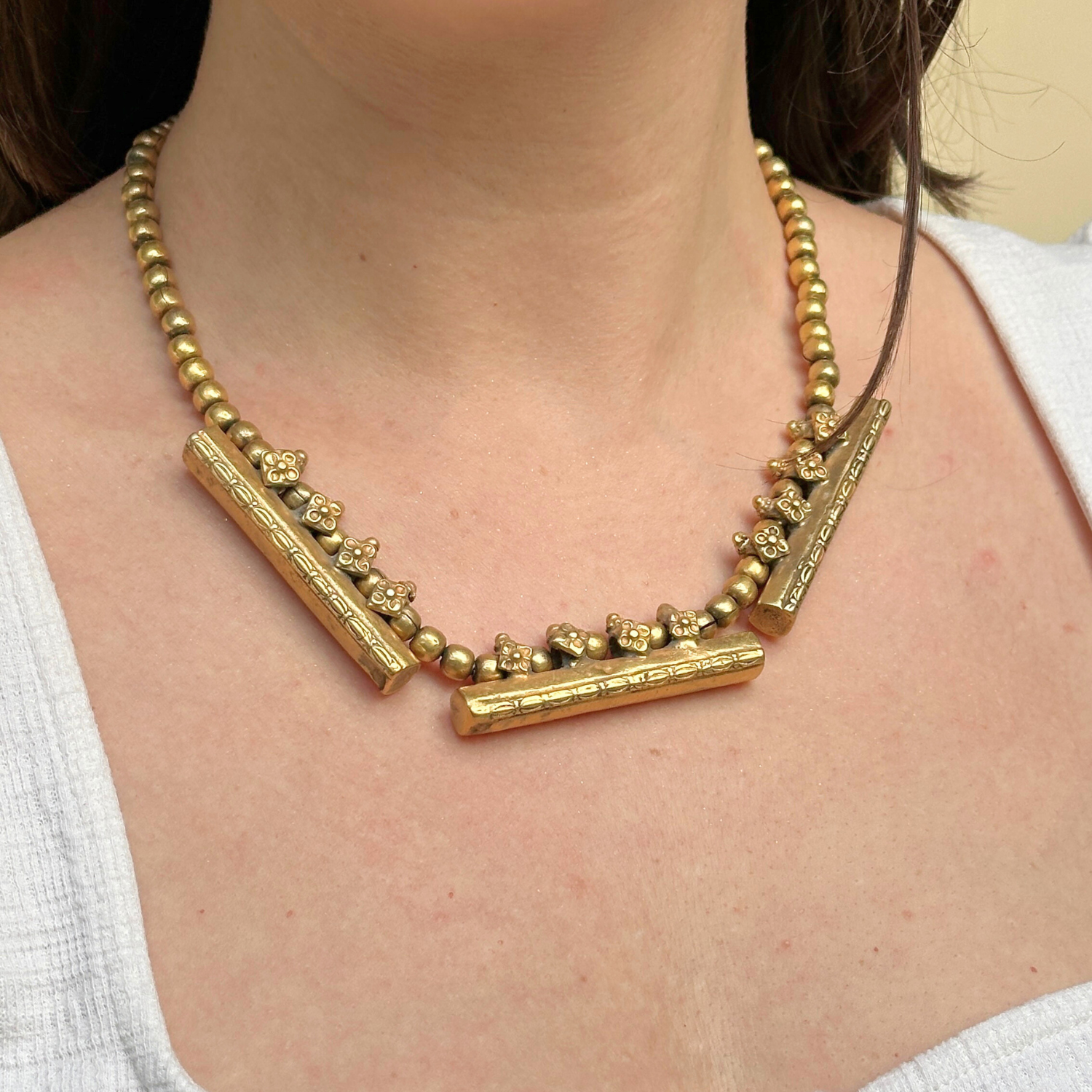 Premium silver 925 necklace with gold plating