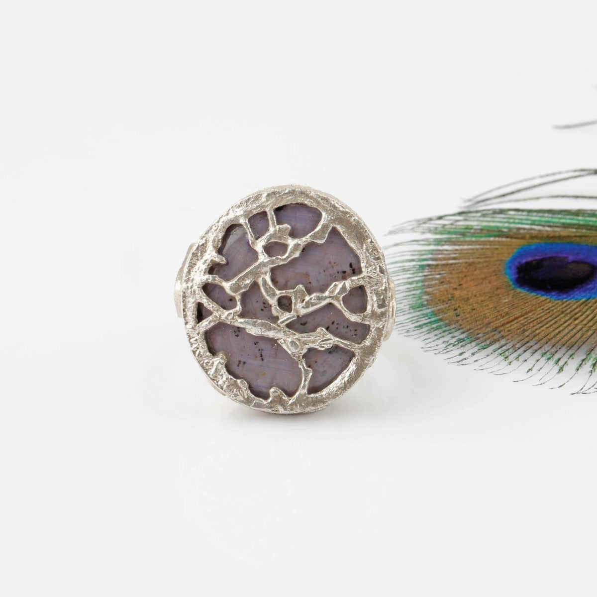 Unique Silver 925 Ruby Ring for Women