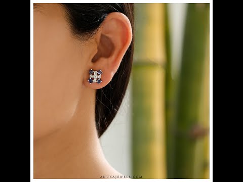 buy sapphire earrings