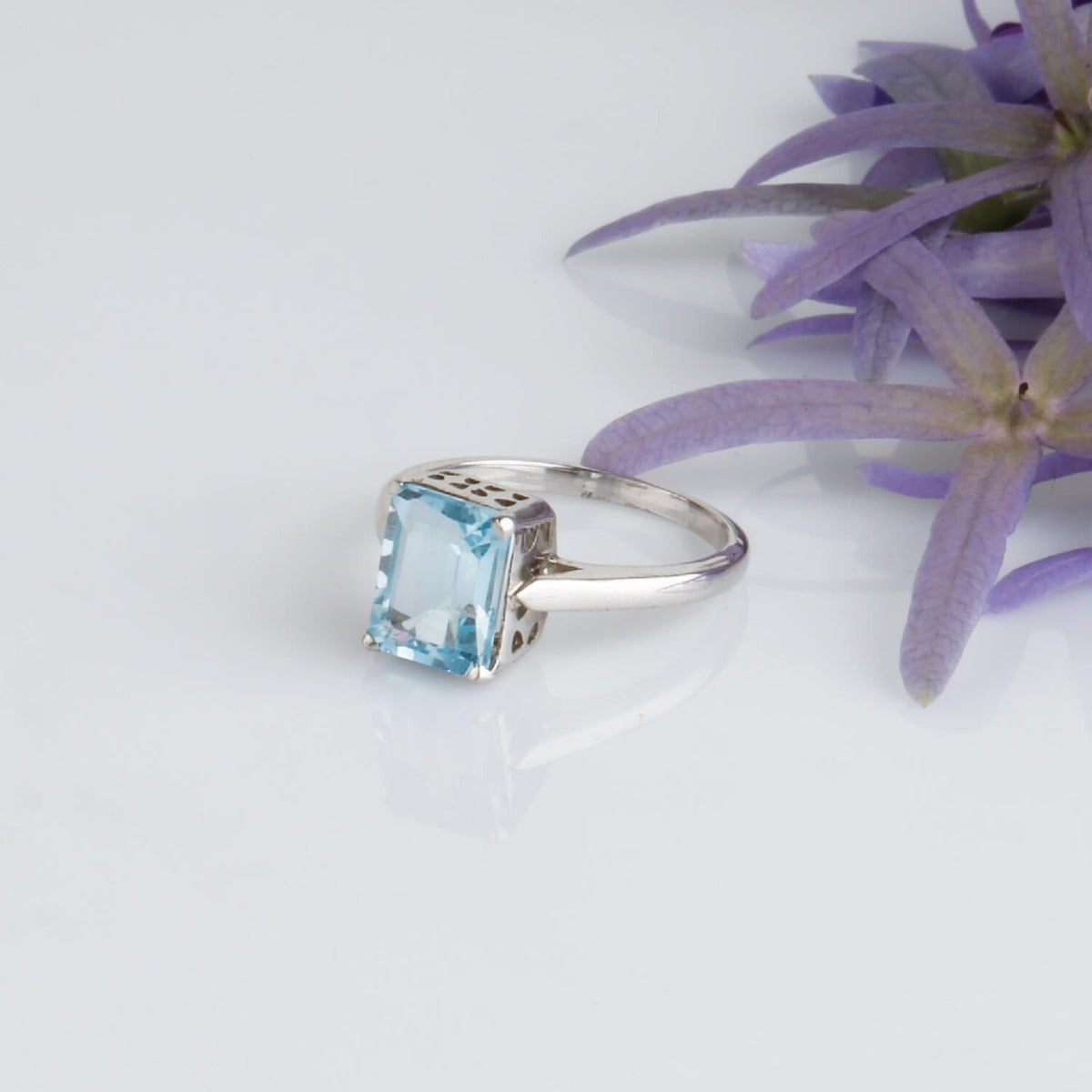 blue topaz ring