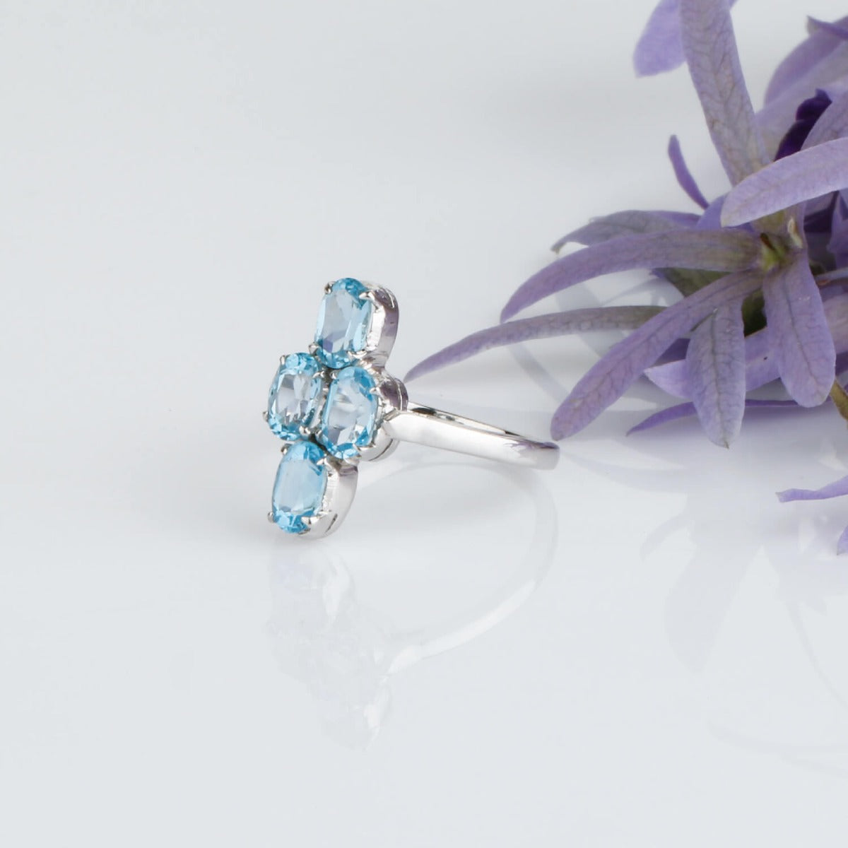 blue topaz ring