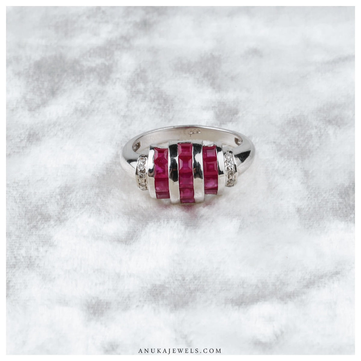 ruby & diamond ring