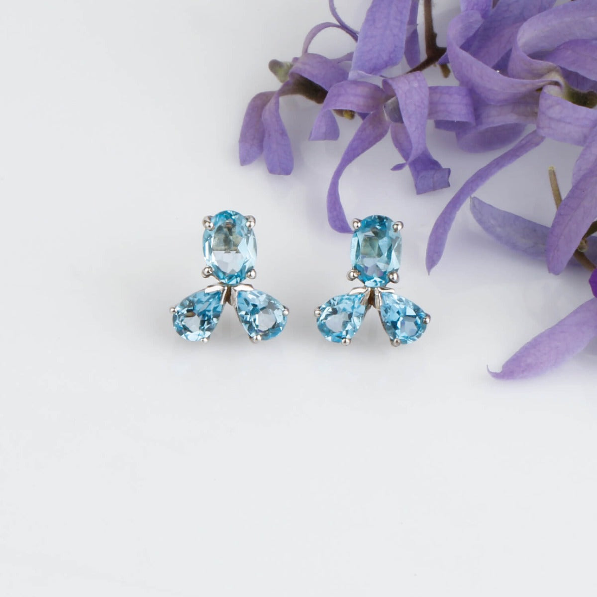 silver earrings
