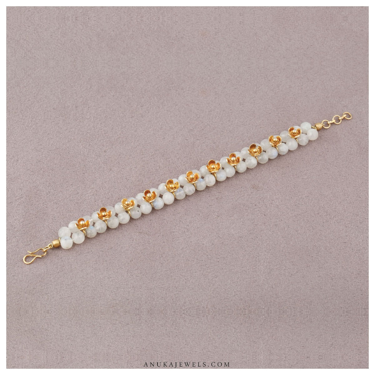 silver moonstone bracelet