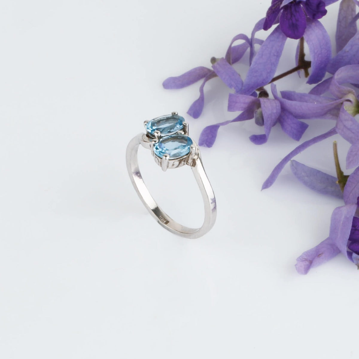 blue topaz ring