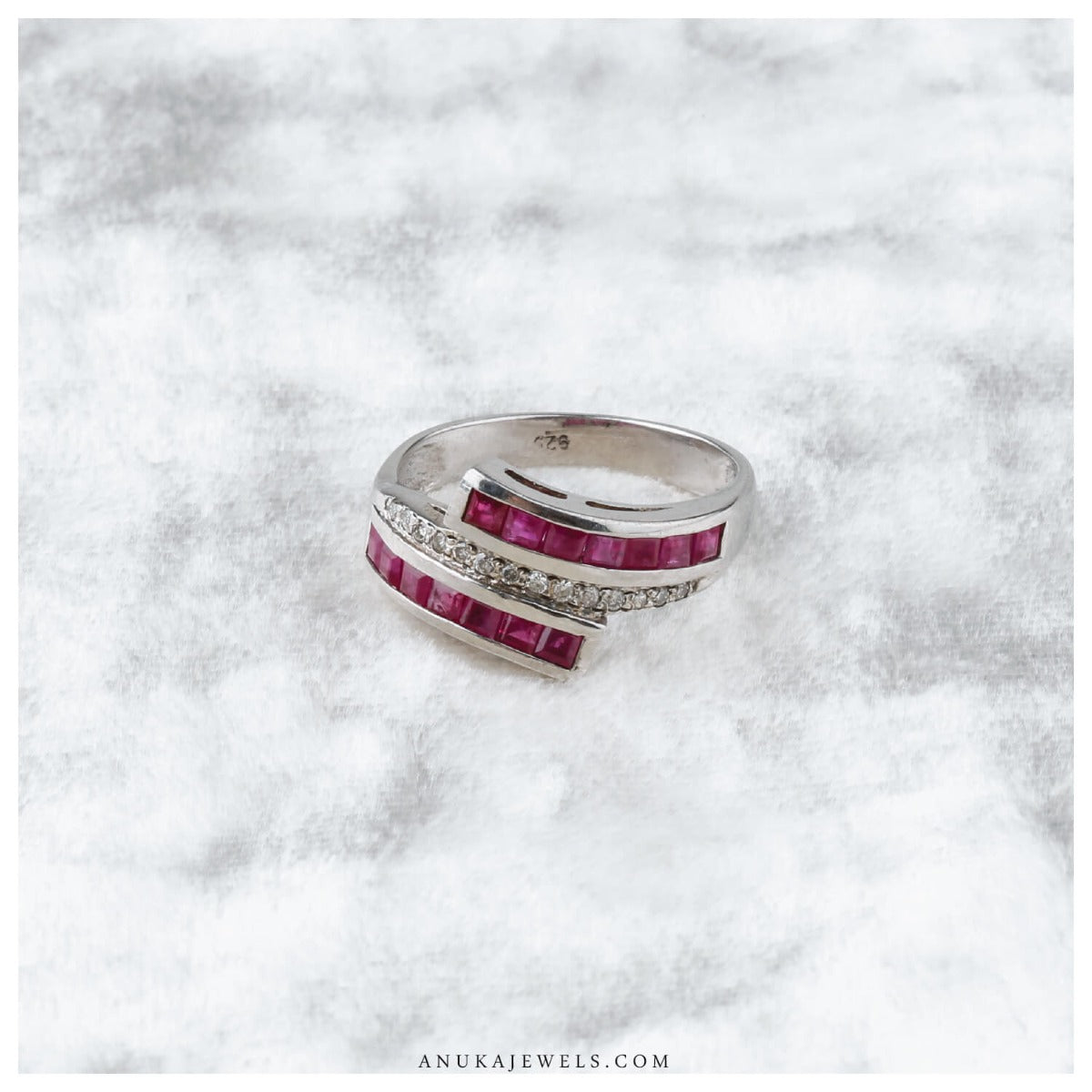 ruby & diamond ring