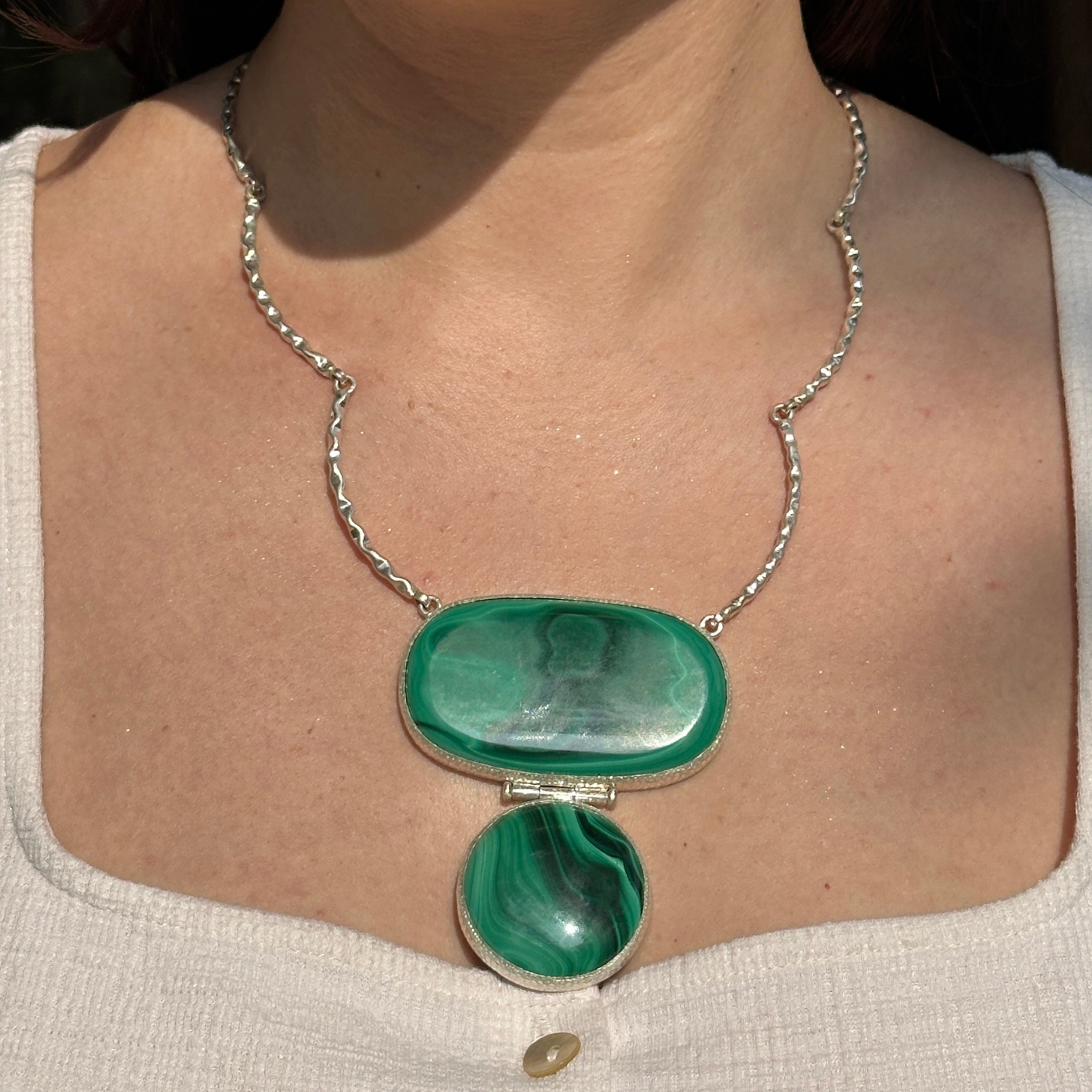 malachite silver 925 pendant necklace

Silver Jewelry
Silver Necklace 