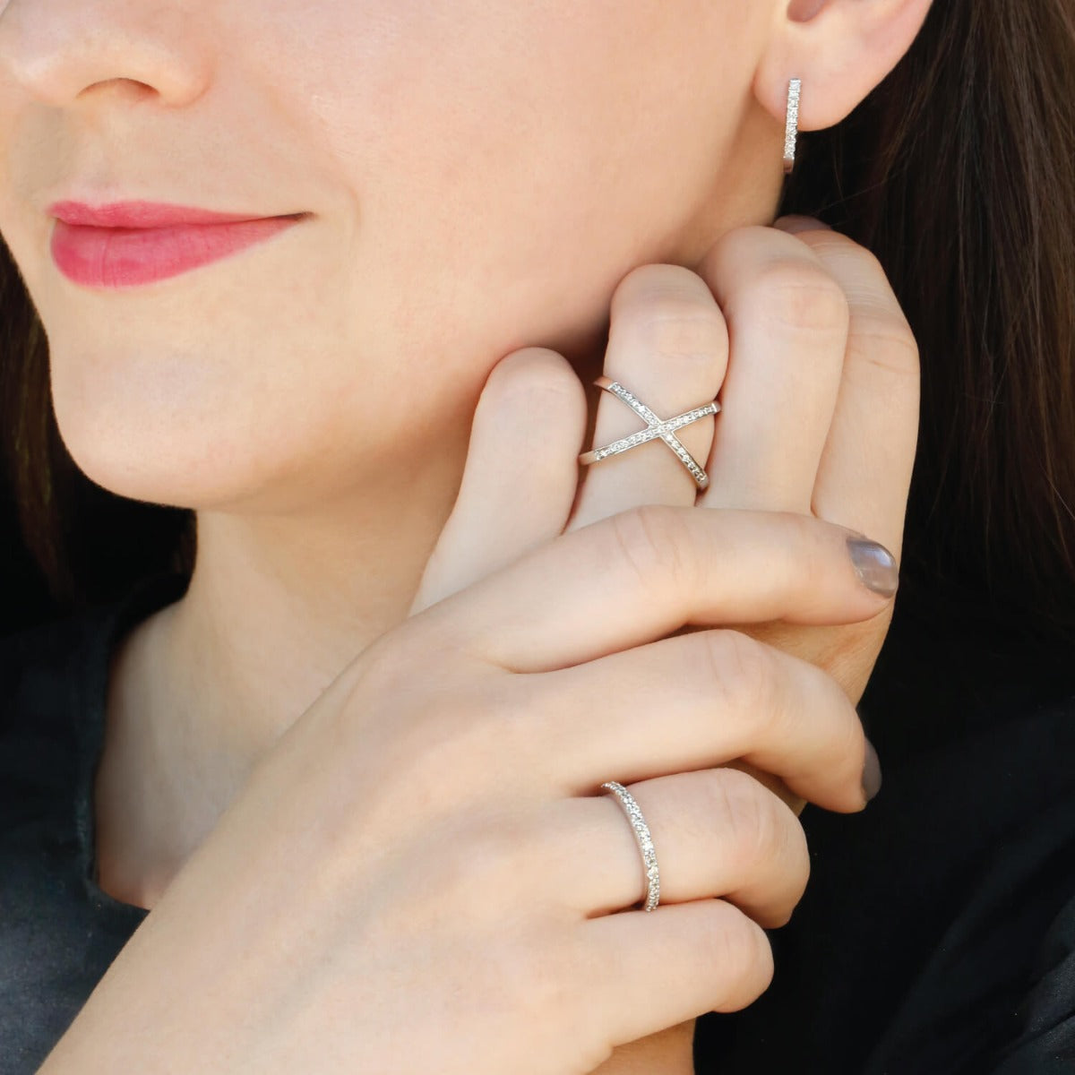 cross shaped ring