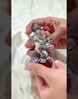 Silver 925 Goddess Saraswati Idol Artifact