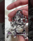 Silver 925 Lord Ganesha Murti Artifact