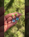 Sena Blue Topaz and Peridot Earrings