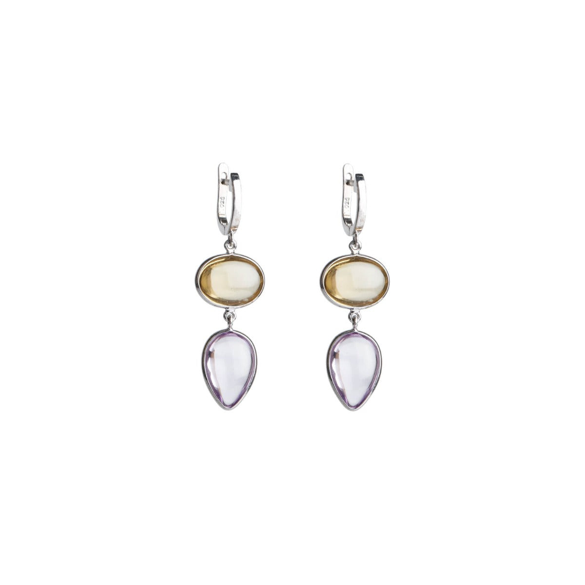 silver earrings