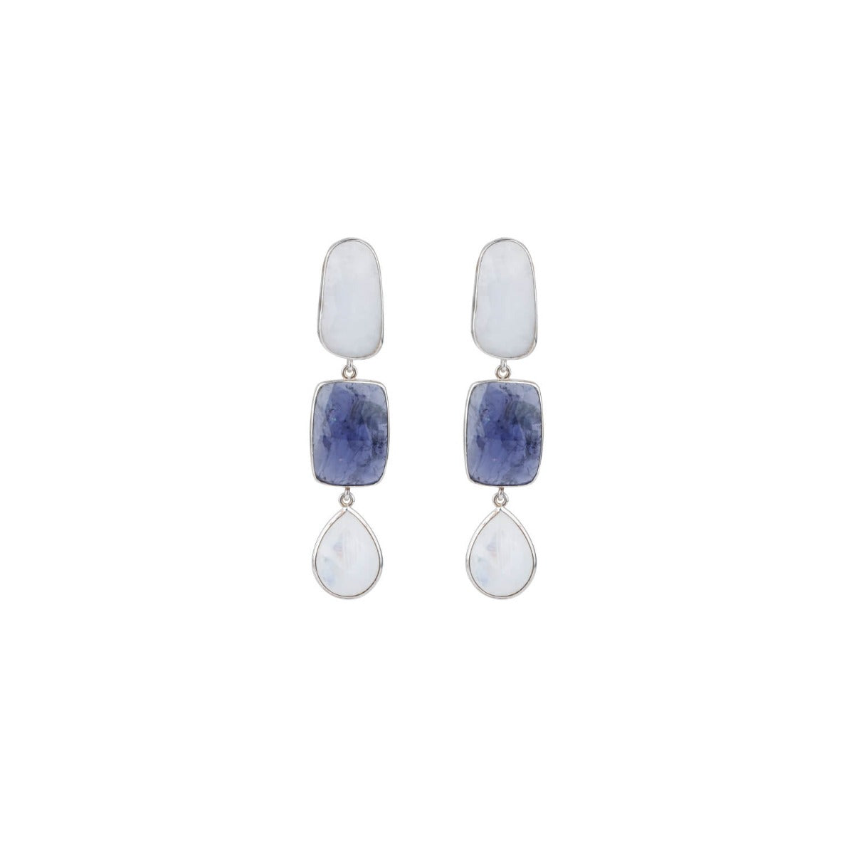 silver earrings