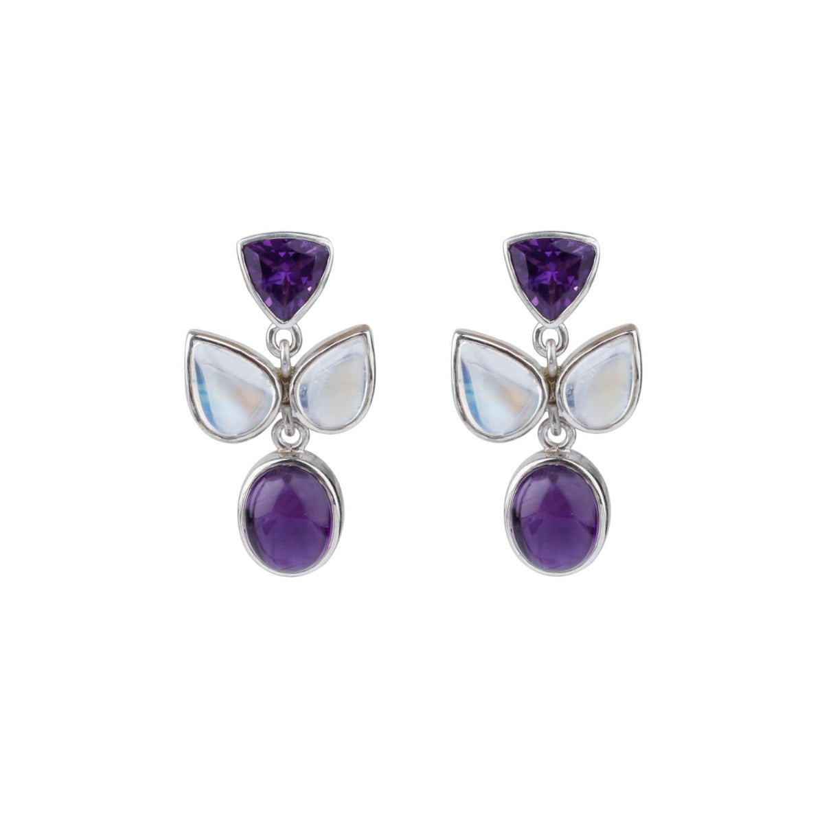 silver earrings
