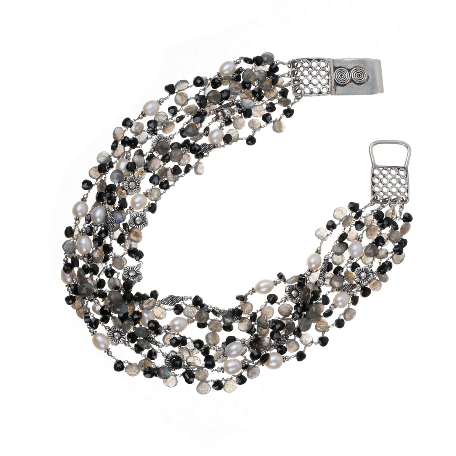 silver necklace