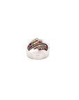 Trendy Multi Color Stone Stacking Ring for Girls & Women